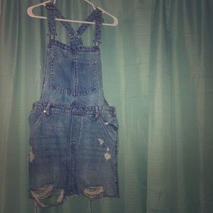H&M Jean overalls dress